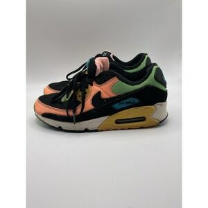 Nike Air Max 90 GS CT1891-600 Youth 8.5Y Women's 10 Multicolor Sneakers‎